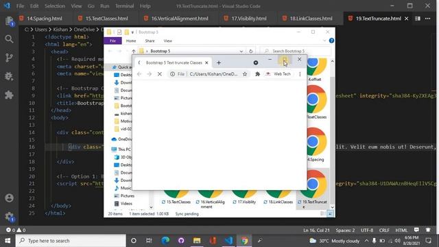 Bootstrap 5 text truncate classes. смотреть онлайн