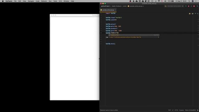 Python Turtle Graphics Tutorial - TURTLE RACE - Part 1 смотреть онлайн