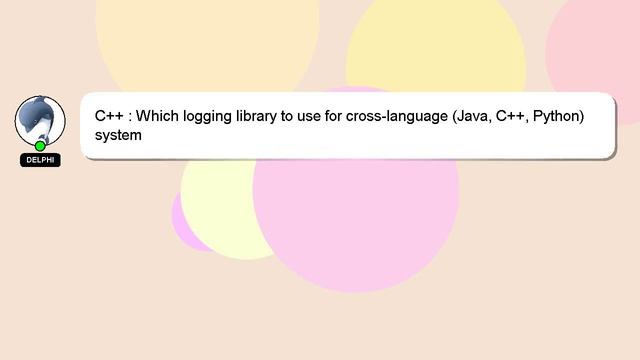 C++ : Which logging library to use for cross-language (Java, C++, Python) system смотреть онлайн