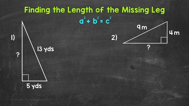 Pythagorean Theorem: A Step-by-Step Guide | Find a Missing Side Length Using the Pythagorean Theore смотреть онлайн