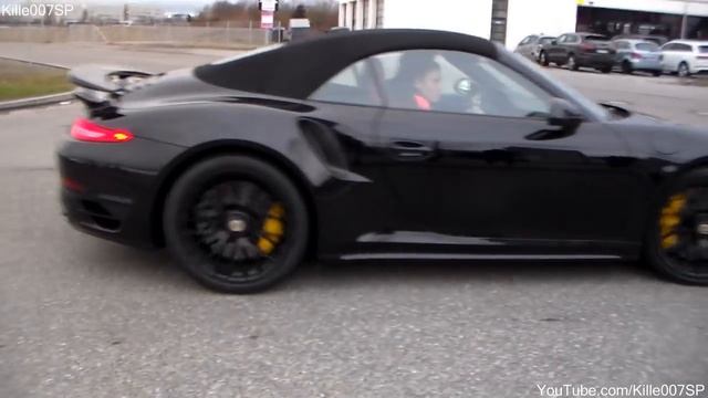 Porsche 991 Turbo S w/ Capristo Exhaust launch control, revs & lovely sound HD смотреть онлайн