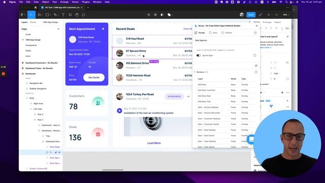 Create a working CRM app directly from Figma No Code смотреть онлайн
