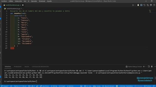 65 Sentencia Switch con Python смотреть онлайн