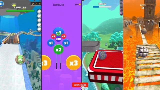 Fly Ball | Slice Run | Rolling Ball Sky Escape | Rollance Adventure: Casual Gameplay смотреть онлайн