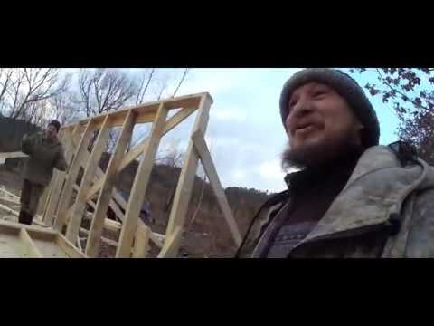 КАРКАСНЫЙ ПТИЧНИК II День 8 ll ПОДЪЁМ СТЕН ll КУРЯТНИК ll