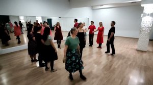 Кадриль Сиксдриль, фигура 2, 1827 год (учебное видео с класса). Сообщество Assemblés (Ассасмбле)