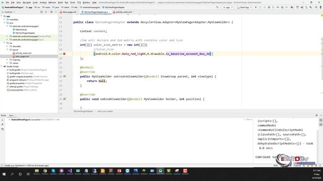 Android Development Tutorial - View Pager 2 смотреть онлайн