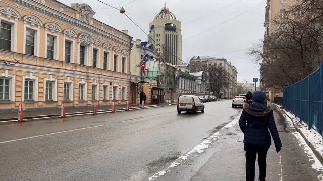 Прогулка по Москве, район Арбат смотреть онлайн
