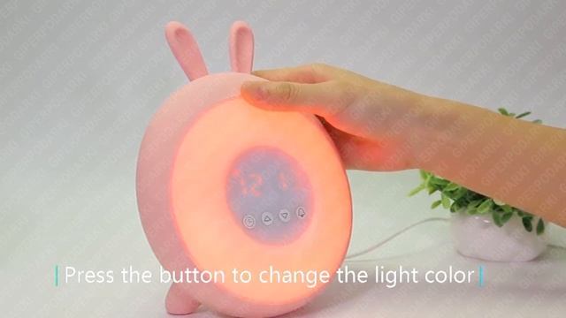 Будильник электронный/световой будильник/детский будильник Bunny Mood Light смотреть онлайн