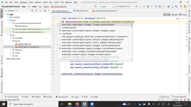 Kotlin RecyclerView Part 1 Layout смотреть онлайн