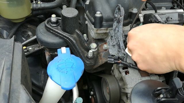 Состояние фильтра электромагнитного клапана CVVT Киа Рио III на пробеге 337 тыс.км смотреть онлайн