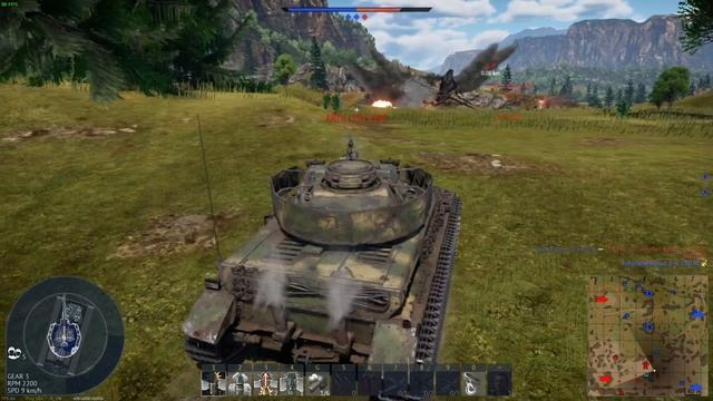 War Thunder on Linux | Lone wolf refusing to retreat, 8 match winning kills смотреть онлайн