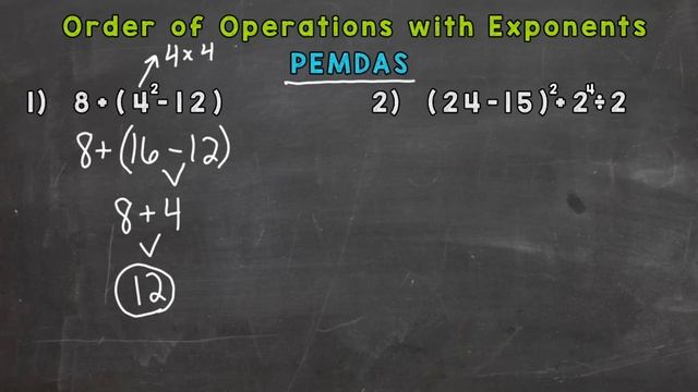 Order of Operations with Exponents | Math with Mr. J смотреть онлайн