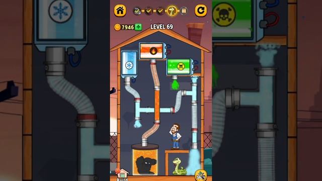home pipe -water puzzle game save girl pull the pipe смотреть онлайн