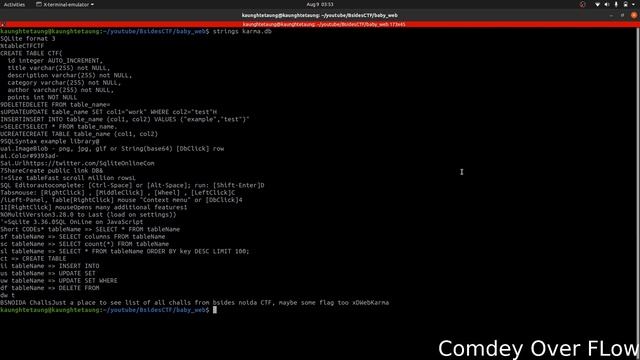 BSidesNoida CTF 2021: BabyWeb смотреть онлайн