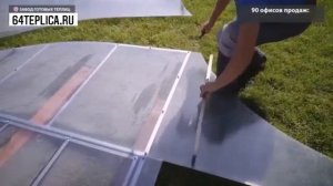 Установка теплицы на фундамент из свай: Инструкция по сборке.