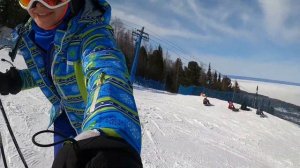 Байкальск. Март 2021. Соболиная гора: впервые здесь катаемся на лыжах