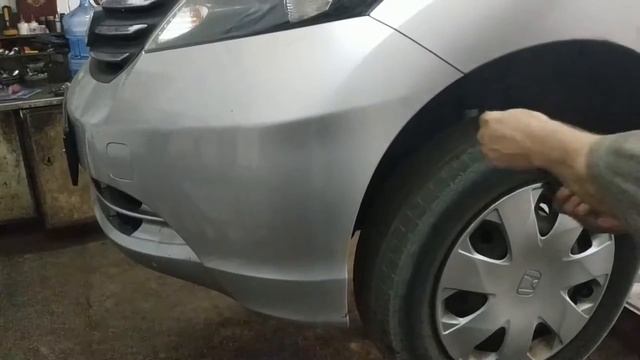 Honda Freed GB3, снять бампер, установка москитной сетки.