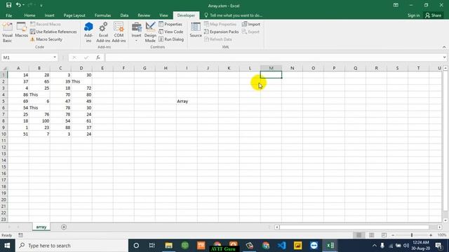 Introduction of Array in Excel VBA смотреть онлайн