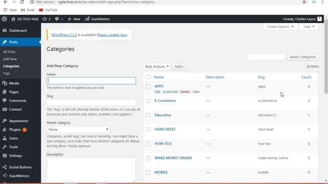 Beginner:How to add categories in wordpress 2020 смотреть онлайн