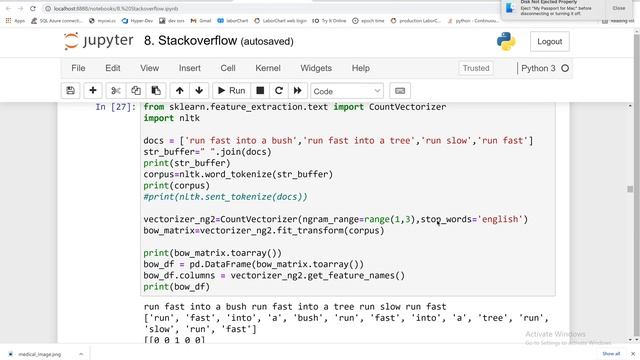 ML - How to create a bag of words using CountVectorizer смотреть онлайн