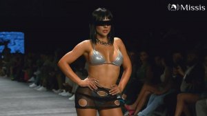 Показ купальников, Swimwear Bikini Show with spacesuits Swim week
