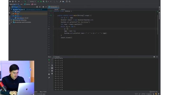 While cycle (Cheklangan davr) | Java dasturlash tili смотреть онлайн