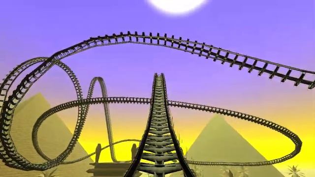 Egyptian Pyramids Virtual Reality Roller Coaster смотреть онлайн