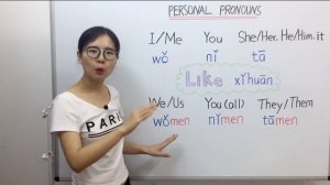 The Personal Pronouns in Mandarin Chinese | Beginner Lesson 5 | HSK 1