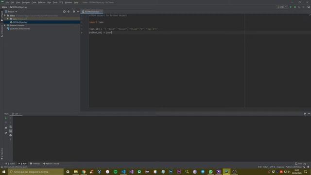 Convert a JSON Object into a Python Object - PyCharm Python - Tutorial #11 смотреть онлайн