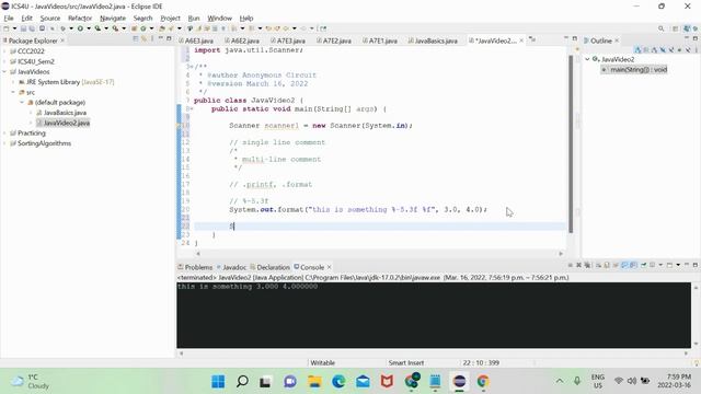 String Formatting and Input in Java | Java Programming Series Ep. 2 смотреть онлайн