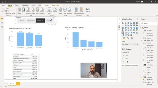 How to Change Power BI Slicer Look & Feel | Power BI Button Filters смотреть онлайн