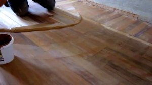 Реставрация паркета шпаклевание