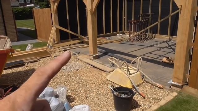 Double car port with feature oak front UPDATE смотреть онлайн