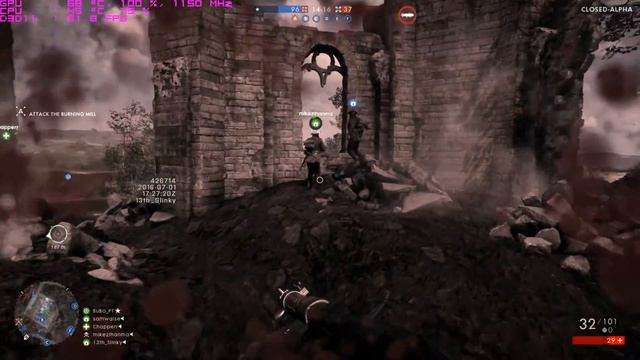 Battlefield 1 Closed Alpha 390X 1440P Ultra смотреть онлайн