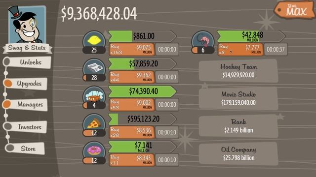AdVenture Capitalist Walkthrough - RESET - iOS and PC смотреть онлайн