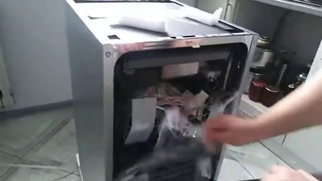 Распаковка — Посудомоечная машина Weissgauff BDW4124 смотреть онлайн