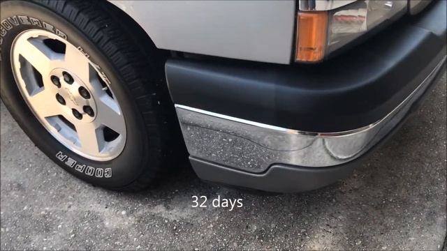 Topping Solution Finish with Ultima Tire and Trim Guard bumper durability test смотреть онлайн