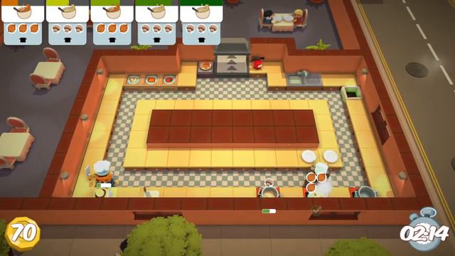 Overcooked уровень 1-5 прохождение на 3 звезды 2 игрока смотреть онлайн