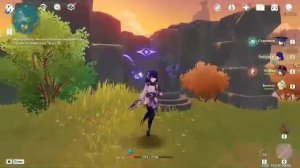 Активируйте элементальные монументы согласно подсказке Чжун Ли