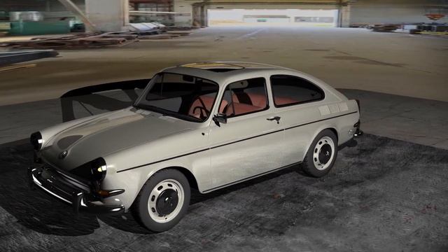 VW Type 3 Fastback 3D Model смотреть онлайн