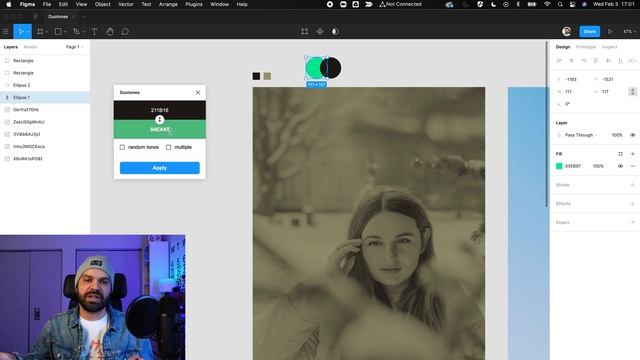 Tutorial: How to create duotone images in Figma using this plugin смотреть онлайн