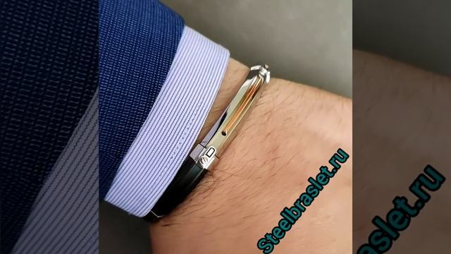 Zancan EXB 307R Браслет мужской каучук серебро золото смотреть онлайн