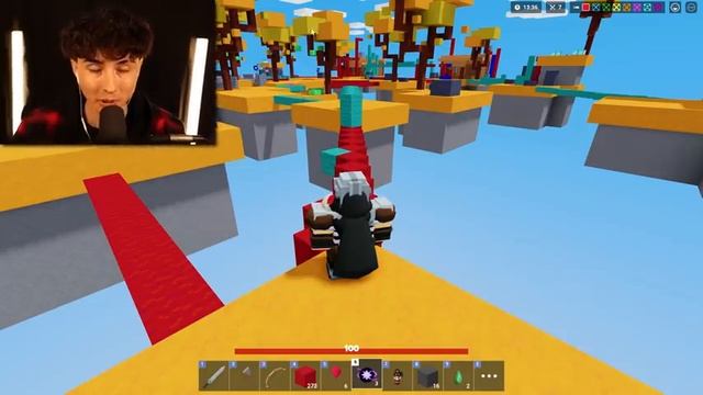 I Made The *BEST STRATEGY* For The *NEW BLOCKS* In Roblox BedWars! смотреть онлайн