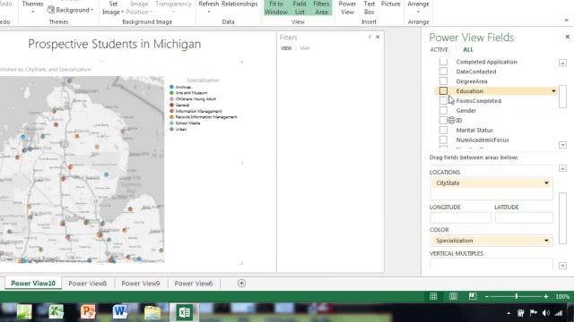 Power View in Excel 2013 смотреть онлайн