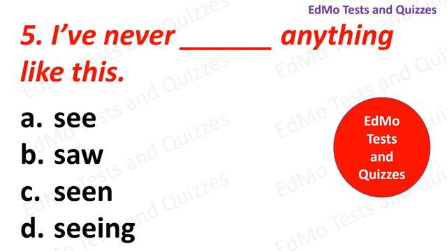 Can you choose the correct form of verb? Mixed Grammar Test - 12. смотреть онлайн