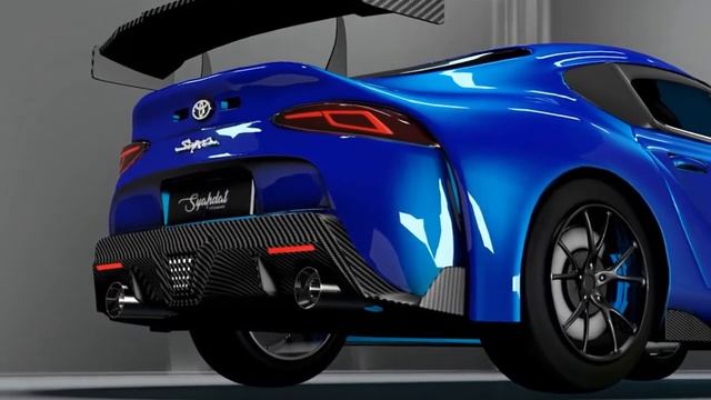 3D Car Toyota Supra mkv смотреть онлайн
