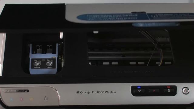 Replace the Cartridges and the Printhead | HP Officejet Pro 8000 Printer (A809a) | HP смотреть онлайн