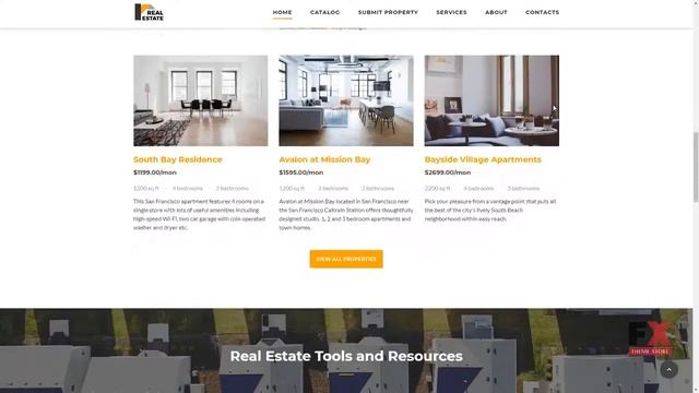 Real Estate Resposive Bootstrap Website Template TMT Winfred Abe смотреть онлайн