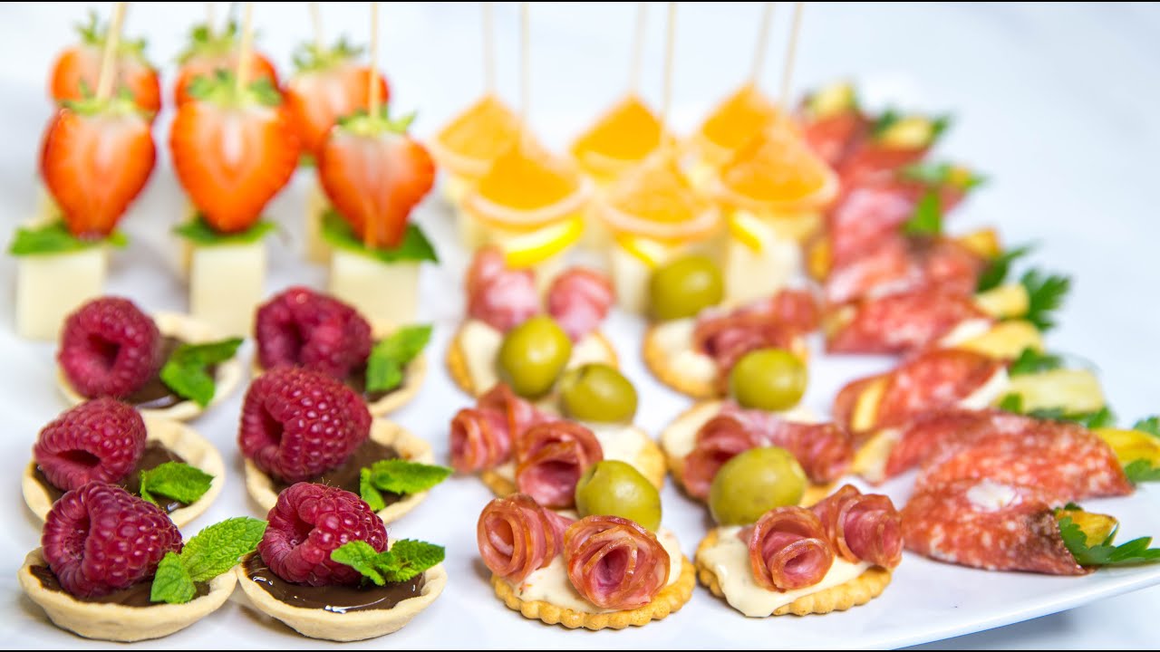 Такие КАНАПЕ СЪЕДАЮТСЯ МОМЕНТАЛЬНО! 5 Рецептов Очень вкусных КАНАПЕ на ПРАЗДНИЧНЫЙ СТОЛ или ФУРШЕТ! смотреть онлайн